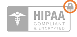 HIPAA compliant and encrypted